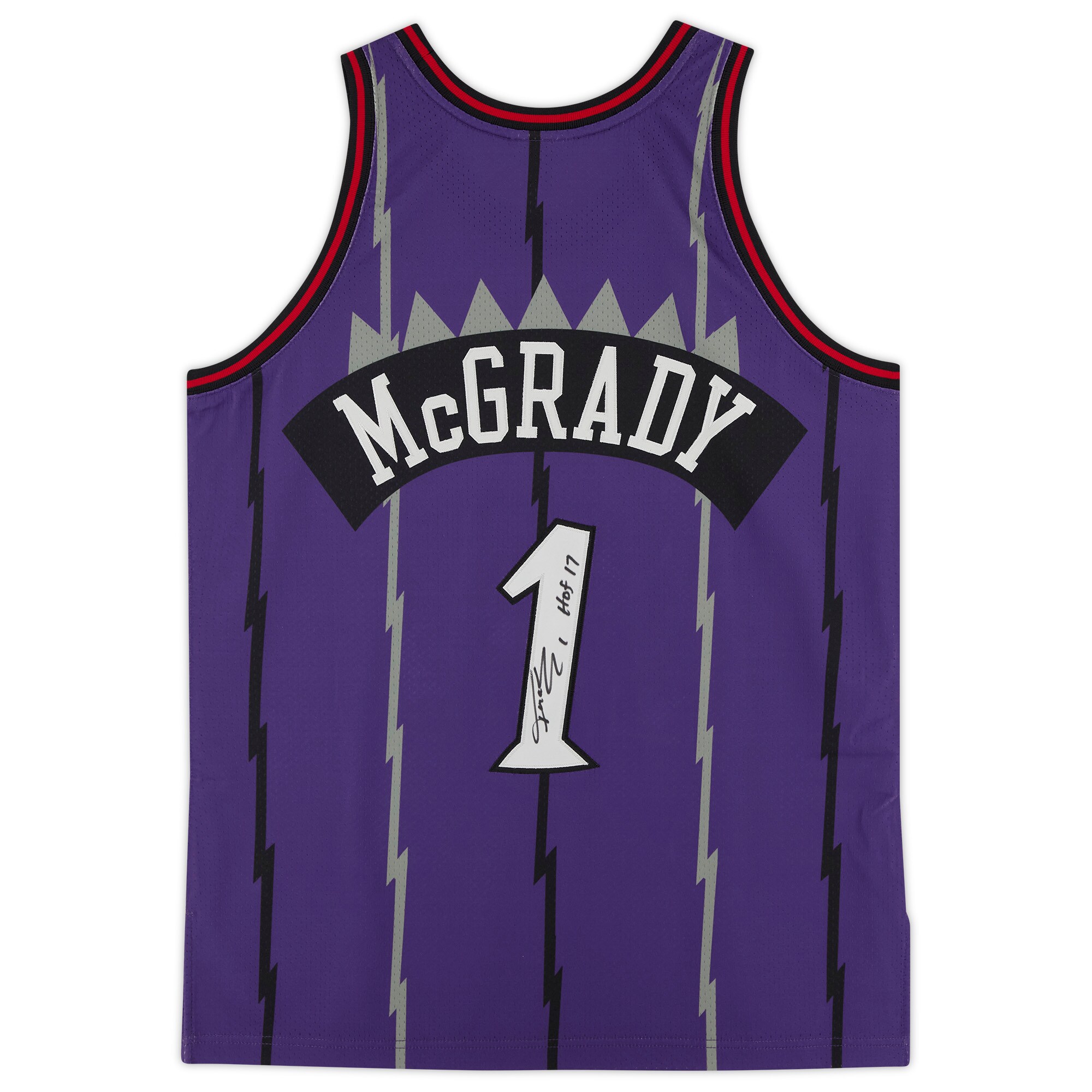 Fanatics Authentic Tracy McGrady Toronto Raptors Purple