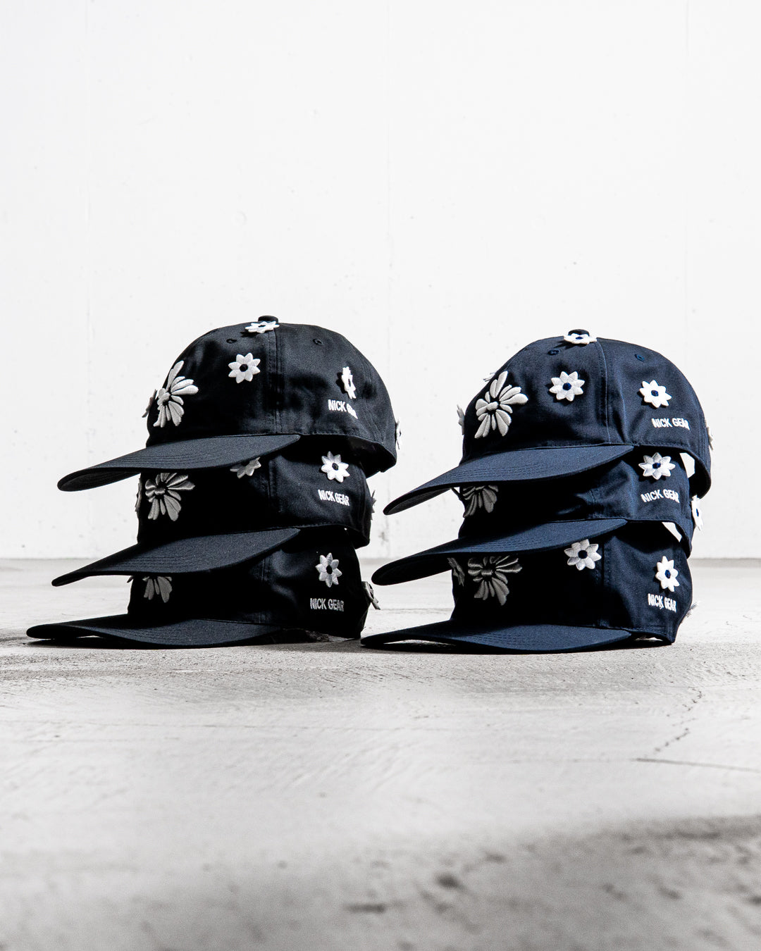 通販] NICK GEAR(ニックギア) 3D Flower Logo Cap 商品ページ – fazeone