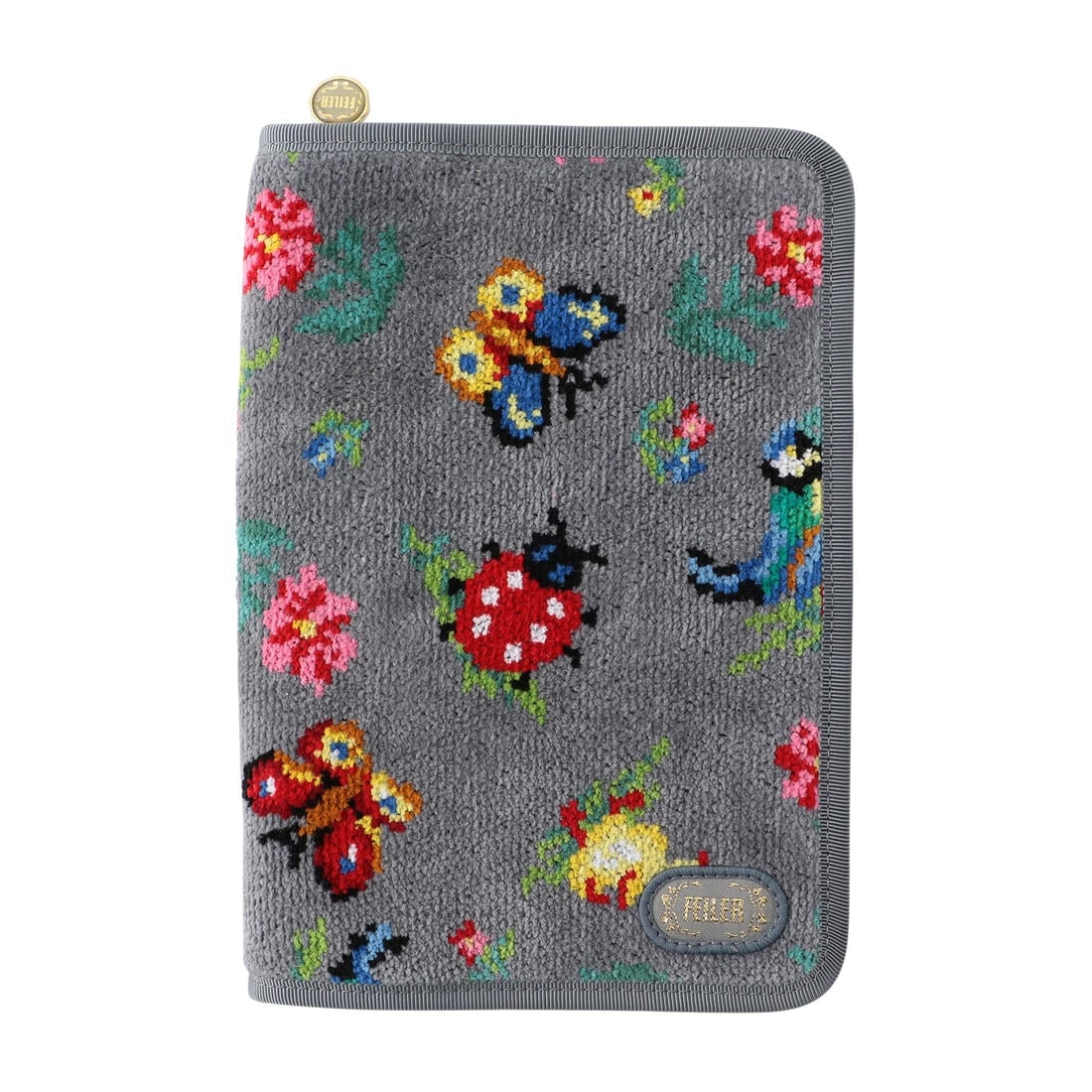 極美品】学校フェイラー ハイジ マルチケース ネイビー 完売品 FEILER