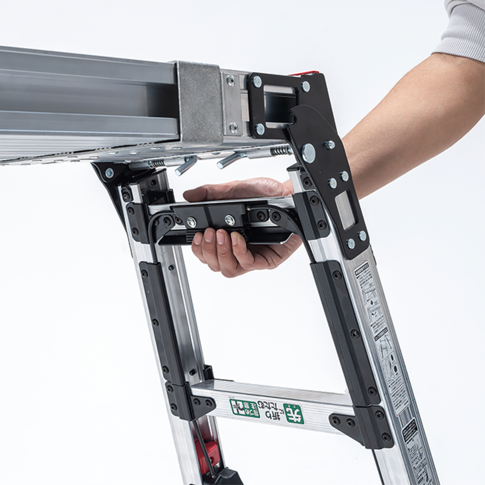 伸縮天板・伸縮脚付足場台 （上部操作式）VSX-RX | 足場台 | 製品情報