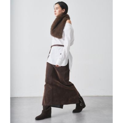 Whim Gazette(ウィム ガゼット)の【THROW】Eco Fur Shawl通販 | 集英社