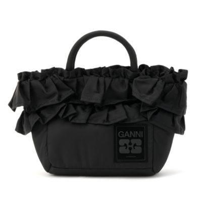 GANNI(ガニー)のMini Shopper Ruffle通販 | 集英社HAPPY PLUS STORE