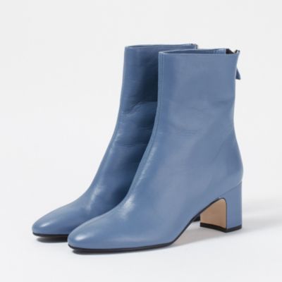 FABIO RUSCONI(ファビオ ルスコーニ)のレザーショートヒールブーツ通販