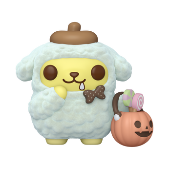Pop! Pompompurin with Pumpkin Bucket (Flocked) | Funko