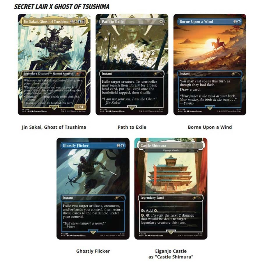 Magic the Gathering: Secret Lair Drop: Ghost of Tsushima (Non-Foil