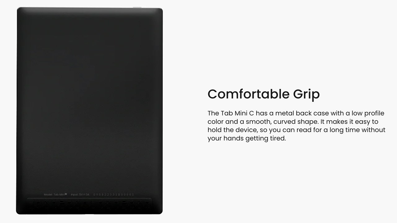 ONYX BOOX Tab Mini Cのスペックまとめ！カラー表示もOKな7.8型の電子