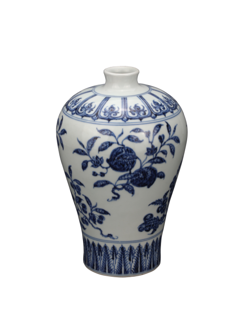 明永楽青花折枝花卉梅瓶_百度百科