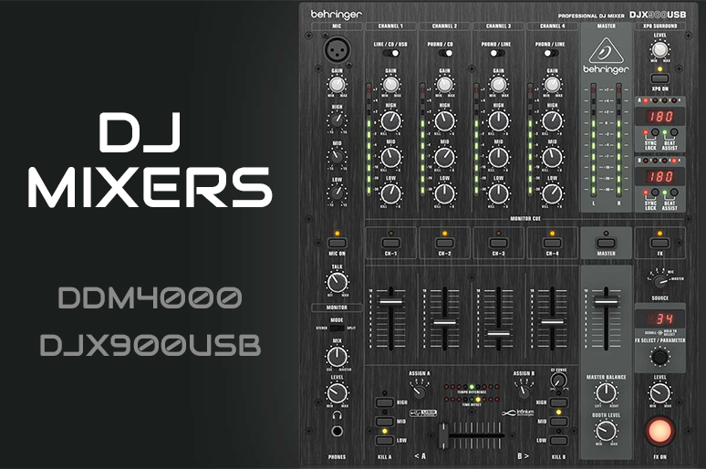 Blog :: DJ Mixers - Behringer DDM4000 and DJX900USB