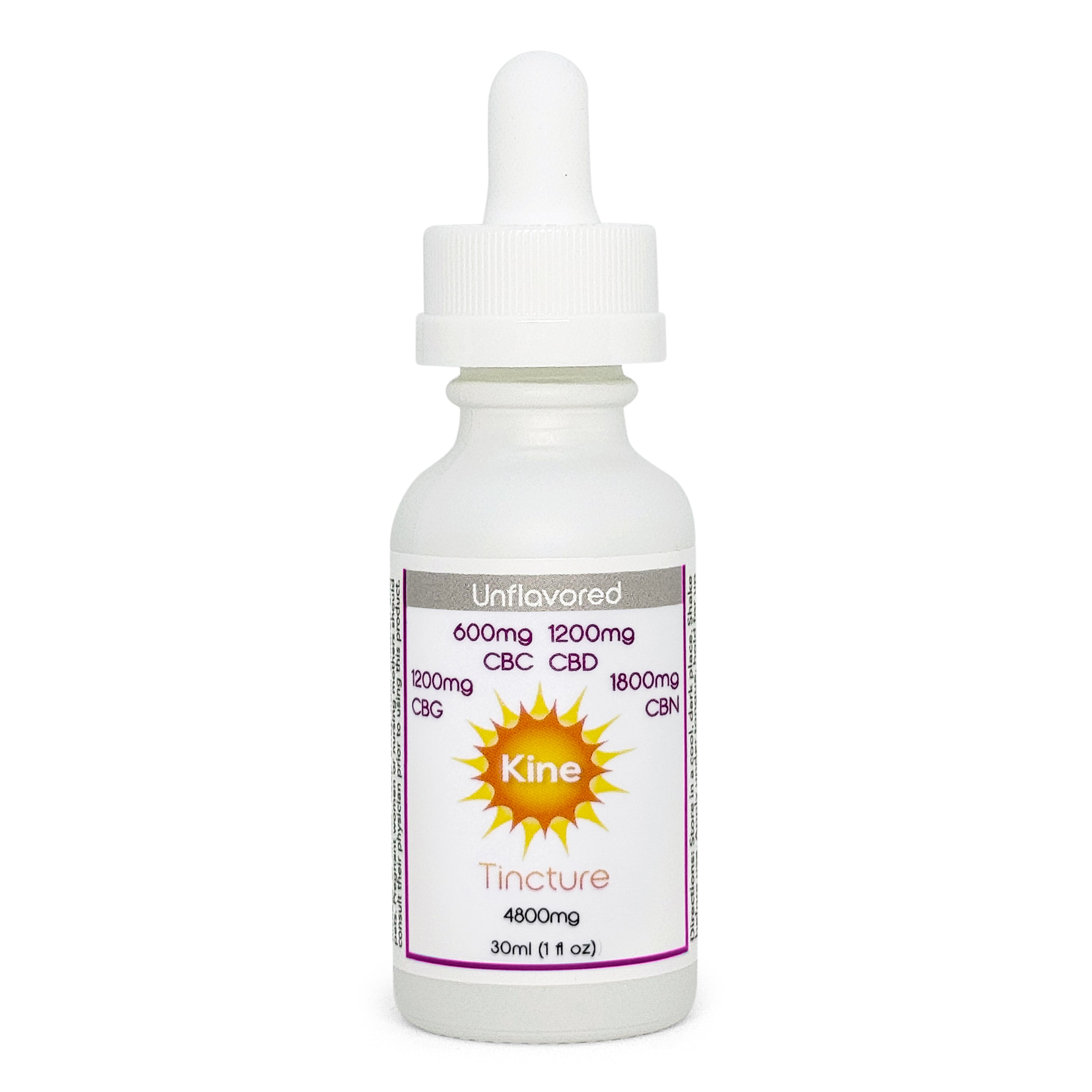 Unflavored Quad (CBC/CBD/CBG/CBN) Tincture (2400mg/4800mg) – Kine