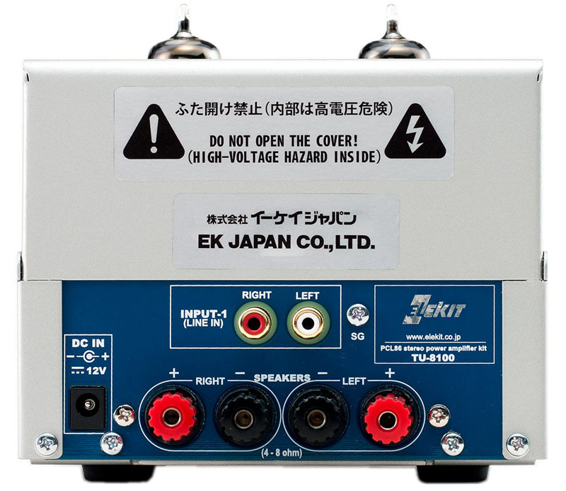 Elekit TU-8100 | PCL86 Single Stereo Amplifier DIY Kit - getAudio