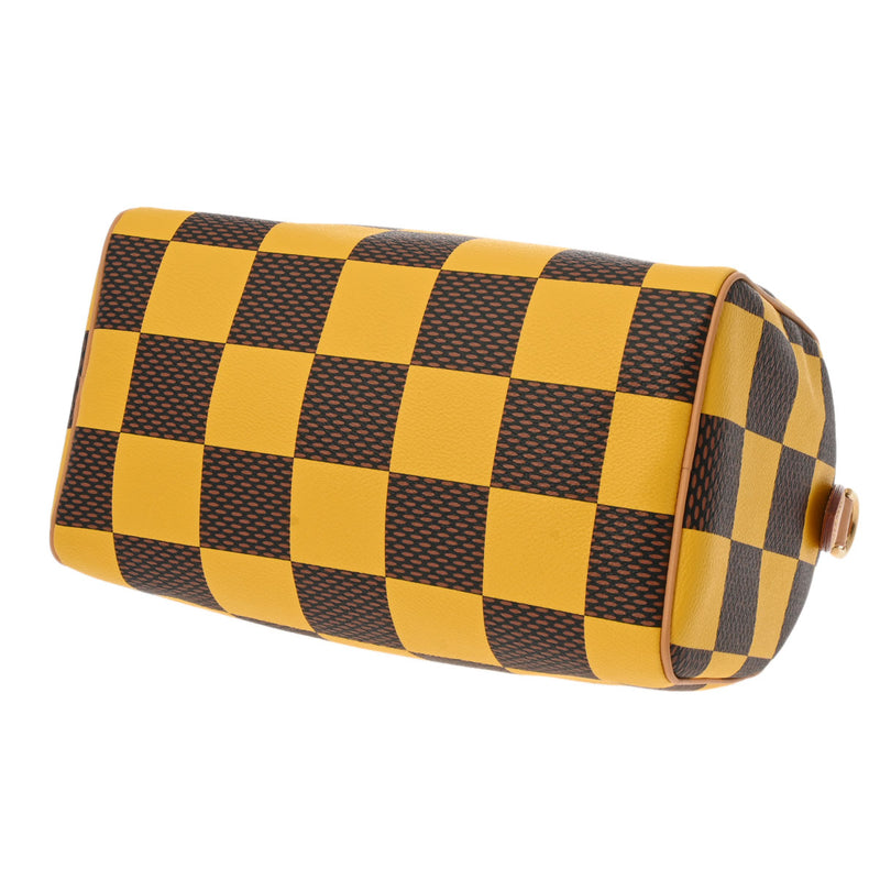 ルイヴィトンダミエポップ スピーディバンドリエール 25 イエロー