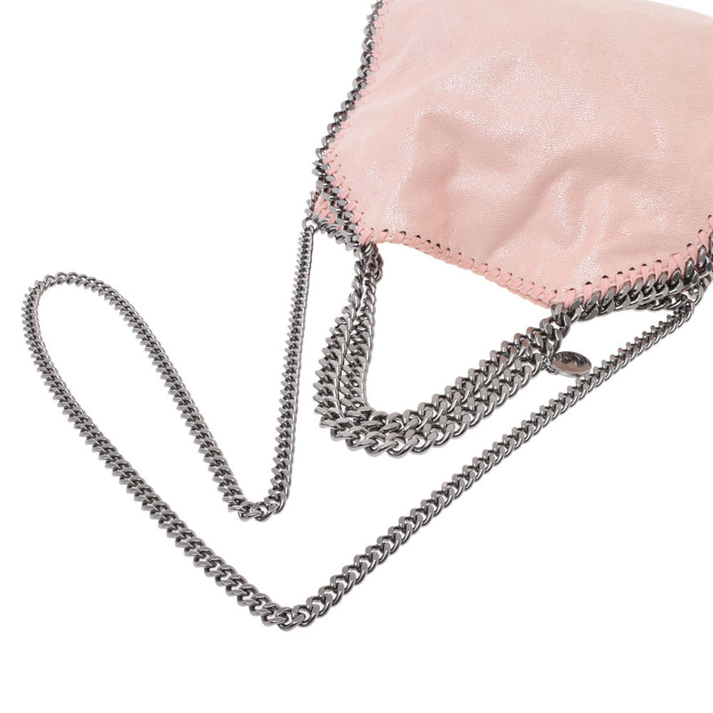 ステラマッカートニーファラベラ 2WAYハンドバッグ ピンク シルバー