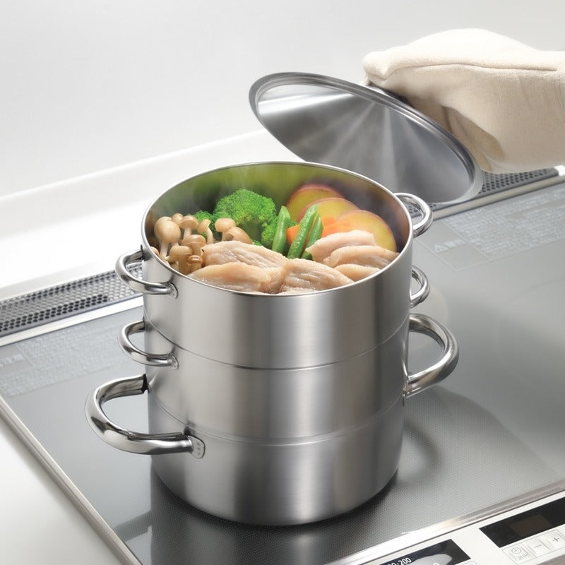 本格せいろ蒸しを毎日の食卓に──燕三条製ステンレス鍋＆本竹せいろ2