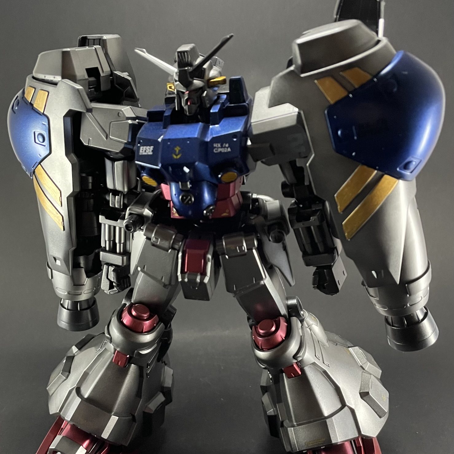 MGガンダム試作2号機サイサリス メタリック全塗装Ver.｜Kojiさんの