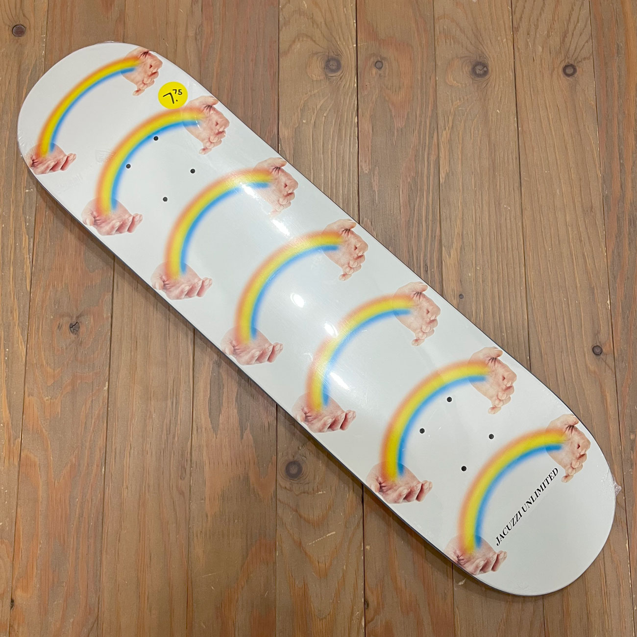 JACUZZI UNLIMITED RAINBOW HANDS DECK 7.75inch | 東京のスケート