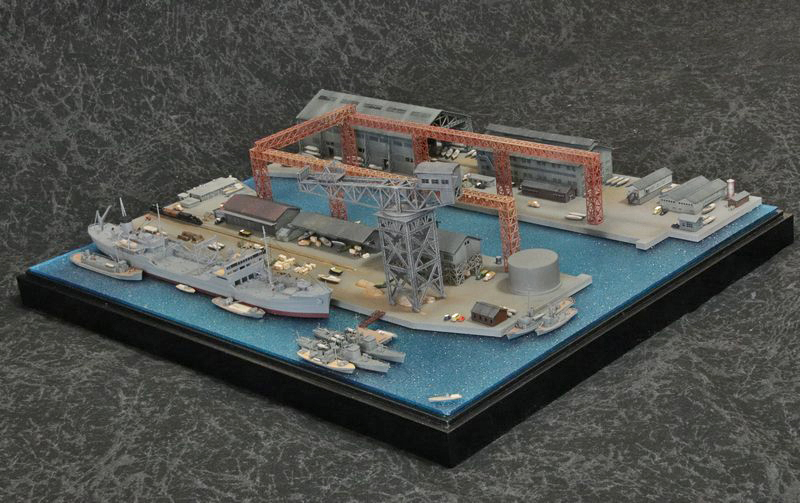 ショップ入荷情報】1/700日本海軍 軍港ジオラマ完成品 – 艦船模型製作