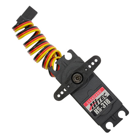 スタンダードエコノミーアナログサーボ HS-318 (3.7kg/0.15s) | Hitec