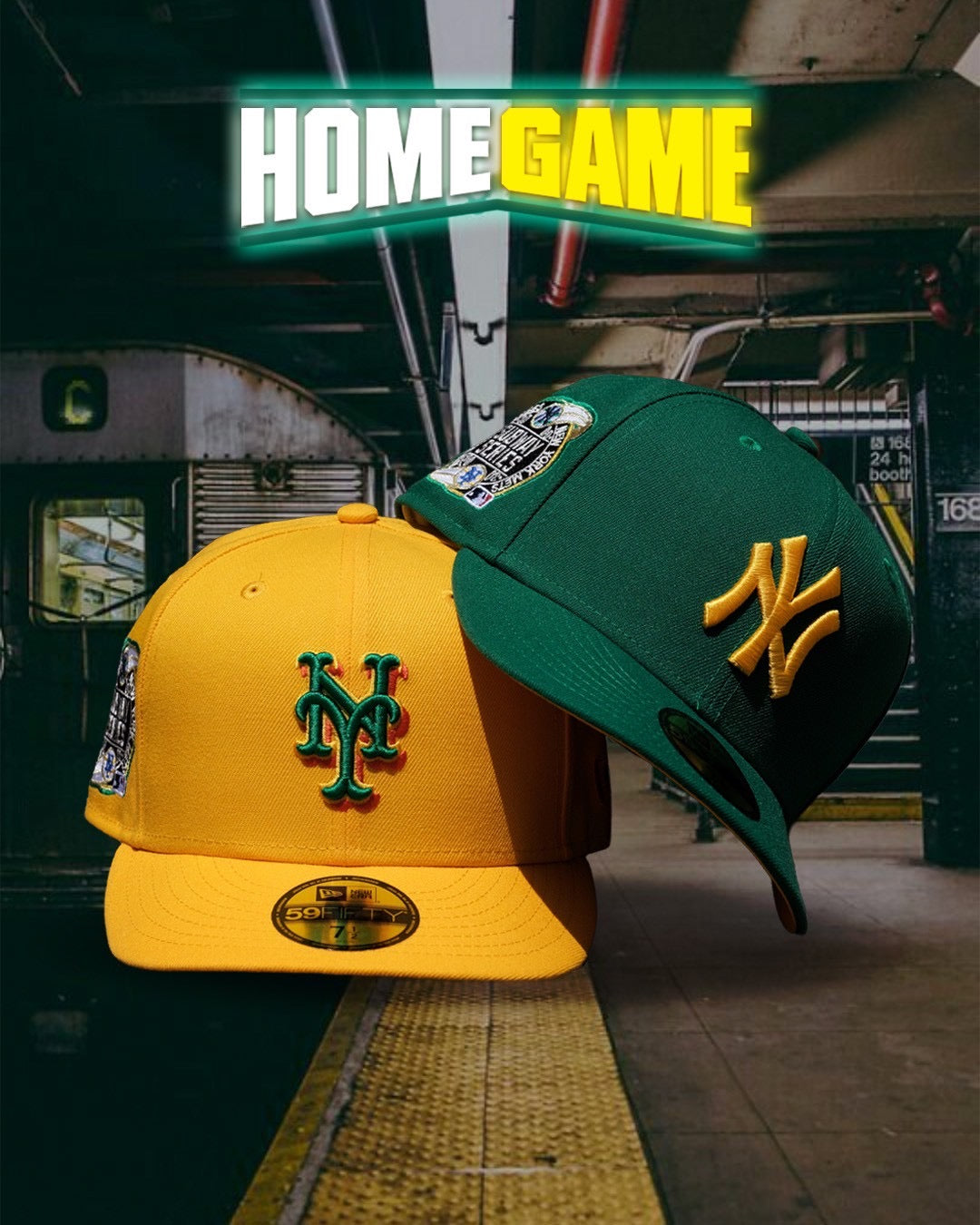 HOMEGAME CUSTOM NEW ERA【SUBWAY PACK】が発売開始！ – HOMEGAME TOKYO