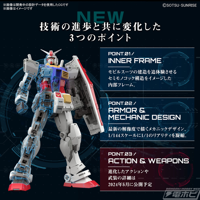 ガンプラ「RG RX-78-2 ガンダム Ver.2.0」発売決定！モビルスーツの