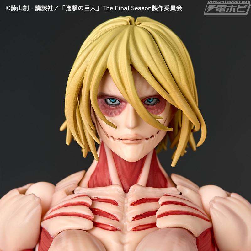進撃の巨人』女型の巨人が海洋堂の可動フィギュア「アメイジング