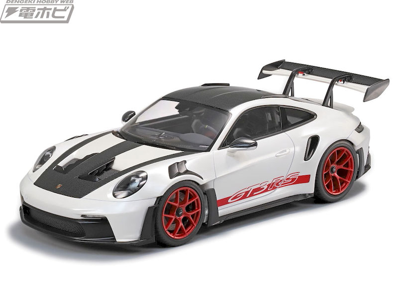 タミヤ「1/24 ポルシェ 911 GT3 RS（992）」プラモデルが12月7日（土