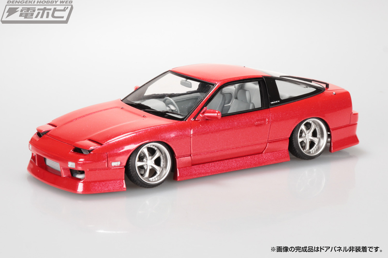 アオシマのプラモデル「ザ☆チューンドカー」に「180SX」のBNスポーツ