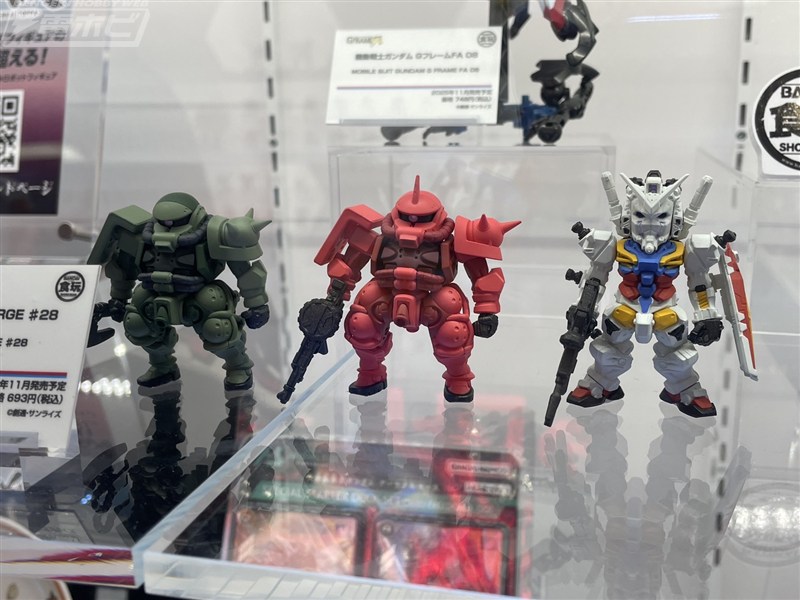 ガンダム ジークアクス』キケロガのフィギュアや、食玩「CONVERGE CORE