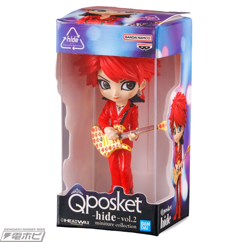 X JAPANのギタリスト“hide”がガシャポンに！さまざまな衣装で