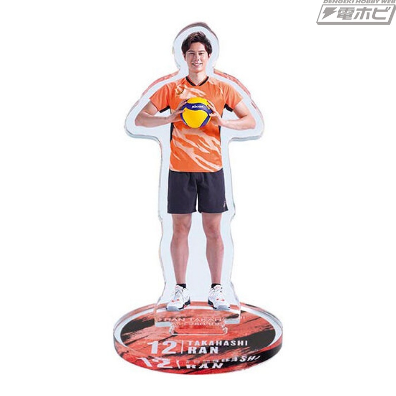 バレーボールプレイヤー髙橋藍選手の写真をデザインしたアクリル