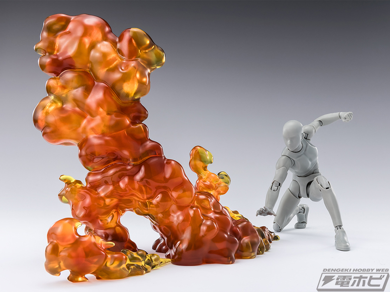 大人気の「魂EFFECT」シリーズに燃え盛る爆炎を再現した「SMOKE Burst