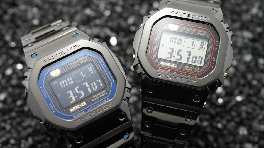 Gショック MR-G B5000BA-1JR】静かなる強さ「青墨」を表現したブルーの