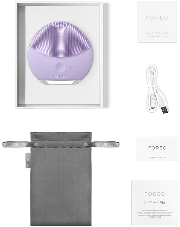 Foreo Luna Mini 2 Plus Lavender - Perie de curățare și masaj