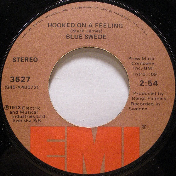 Blue Swede – Hooked On A Feeling – Vinyl (Winchester Pressing, 7