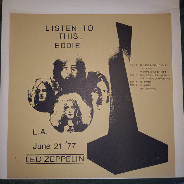 Led Zeppelin – Listen To This, Eddie | Releases | Discogs