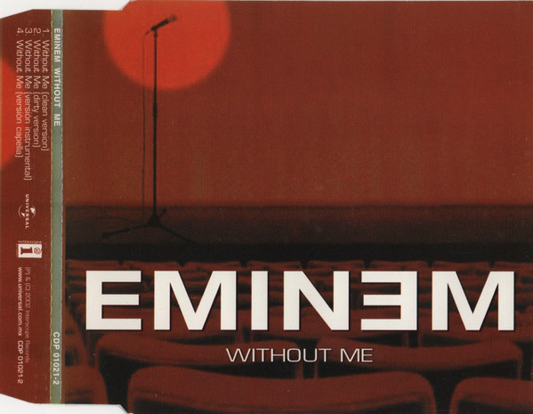 Eminem – Without Me – CD (Single, Enhanced, Promo), 2002 [r6339244