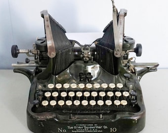 1913年製オリバータイプライターNo.9（動作中） - Etsy 日本