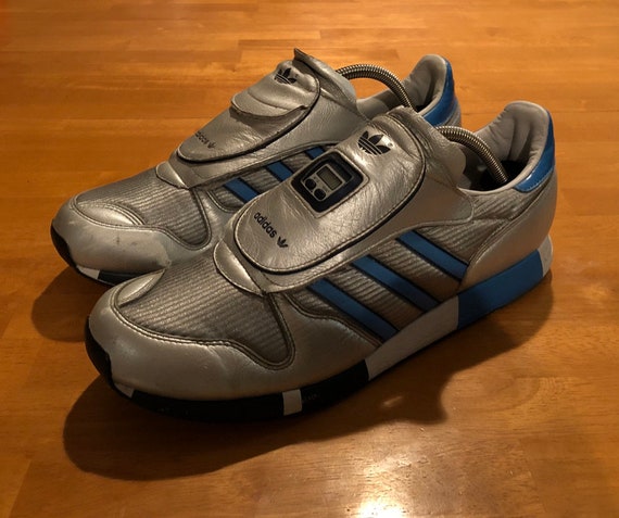 Adidas Micropacer Size 11.5 US Men's 117162 Metallic Silver / Blue
