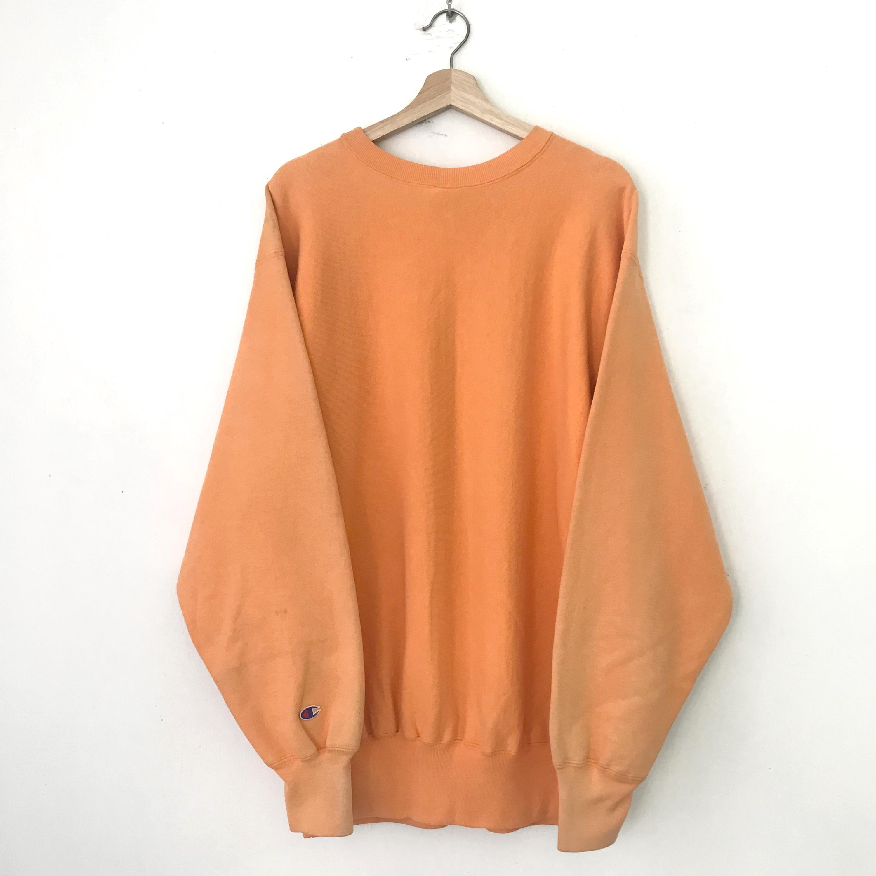 Vintage 90s Champion Reverse Weave Faded Orange 2xlarge Champion