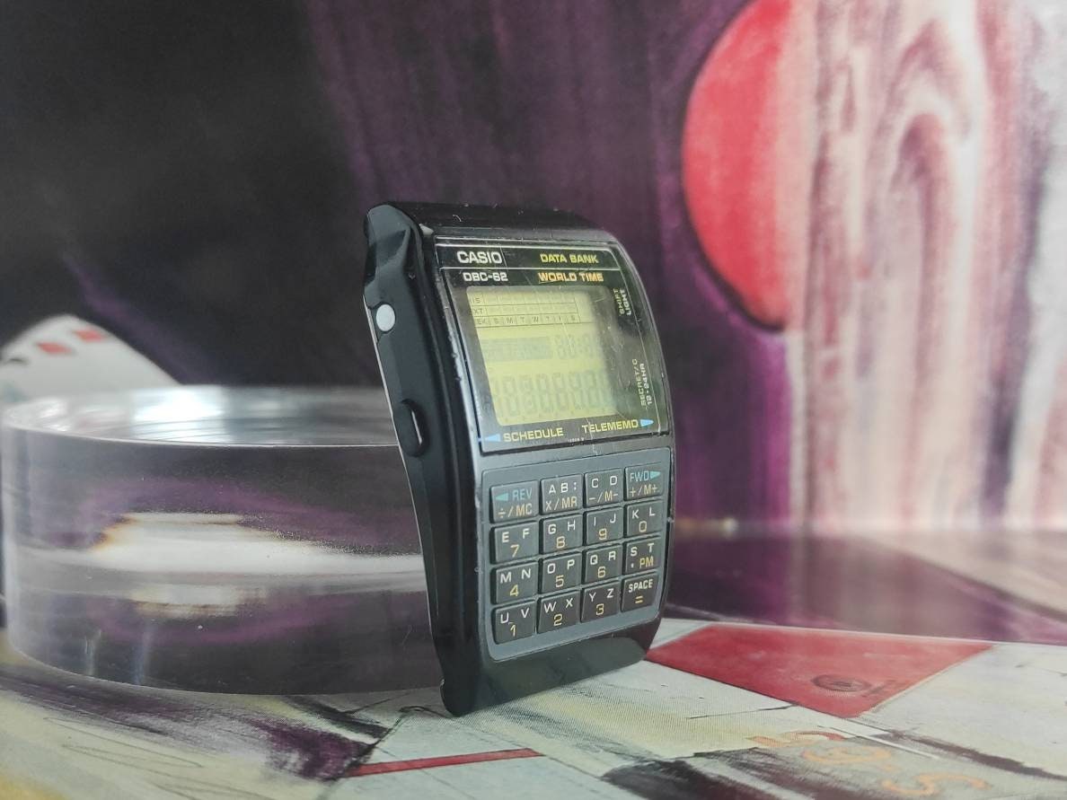 Vintage Casio DBC-62 Data Bank / World Time Digital Watch - Etsy