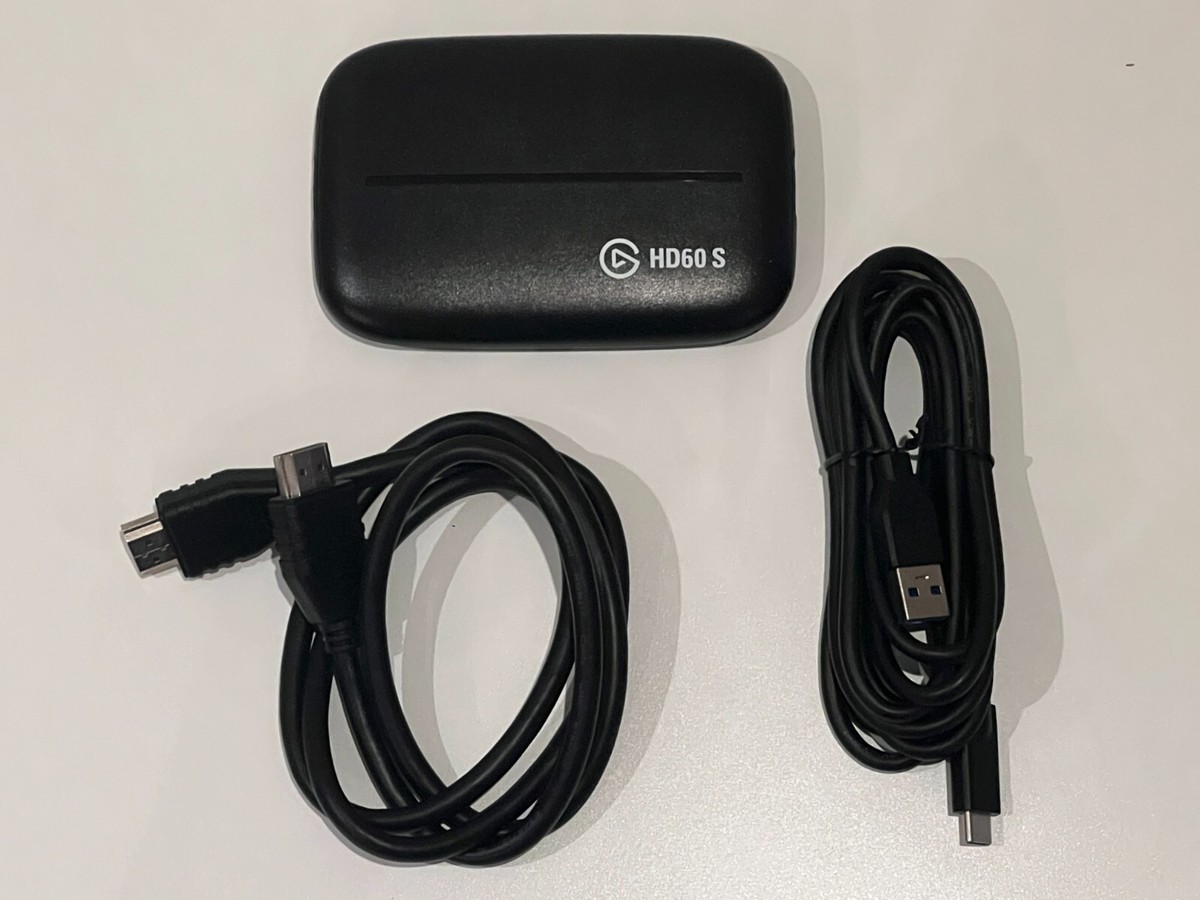 Elgato HD60 S Video Capture Card with Cables Used Great Condition
