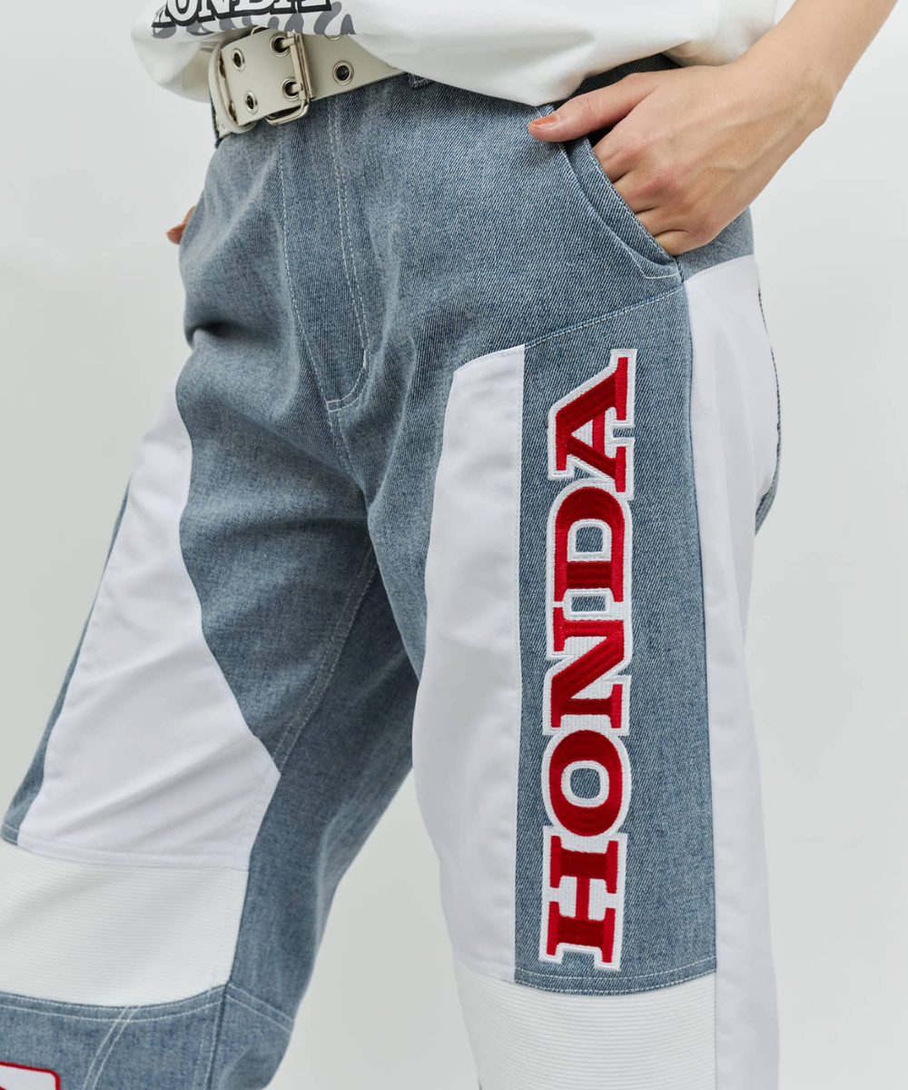 Honda x atmos pink Racing Pant Blue | eBay