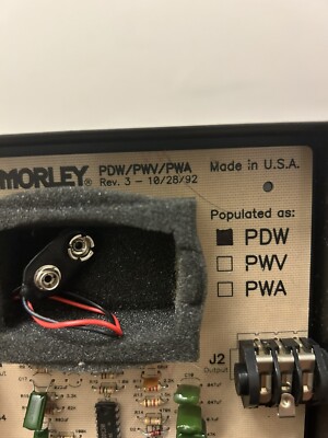 1992 MORLEY Pro Serie PDW Guitar Effect Distortion Wah 1990's