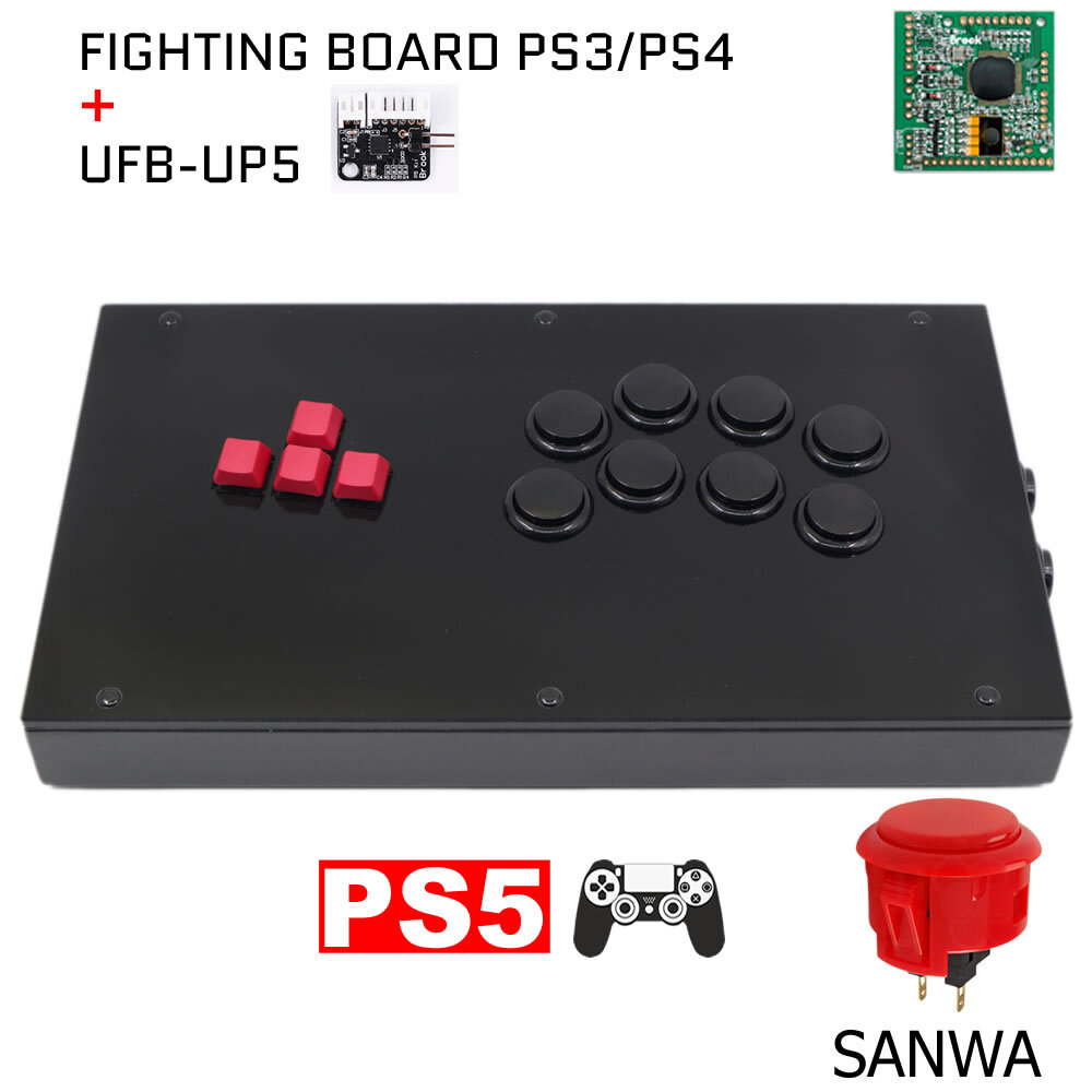 RAC-J800K Keyboard-Style Arcade Fightstick – Mixbox Controller PS5