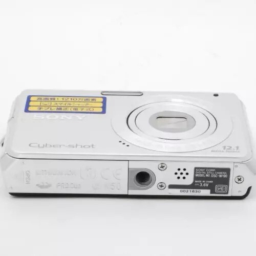 Sony Cyber-shot DSC-W190 12.1MP 3x Optical Zoom Digital Camera