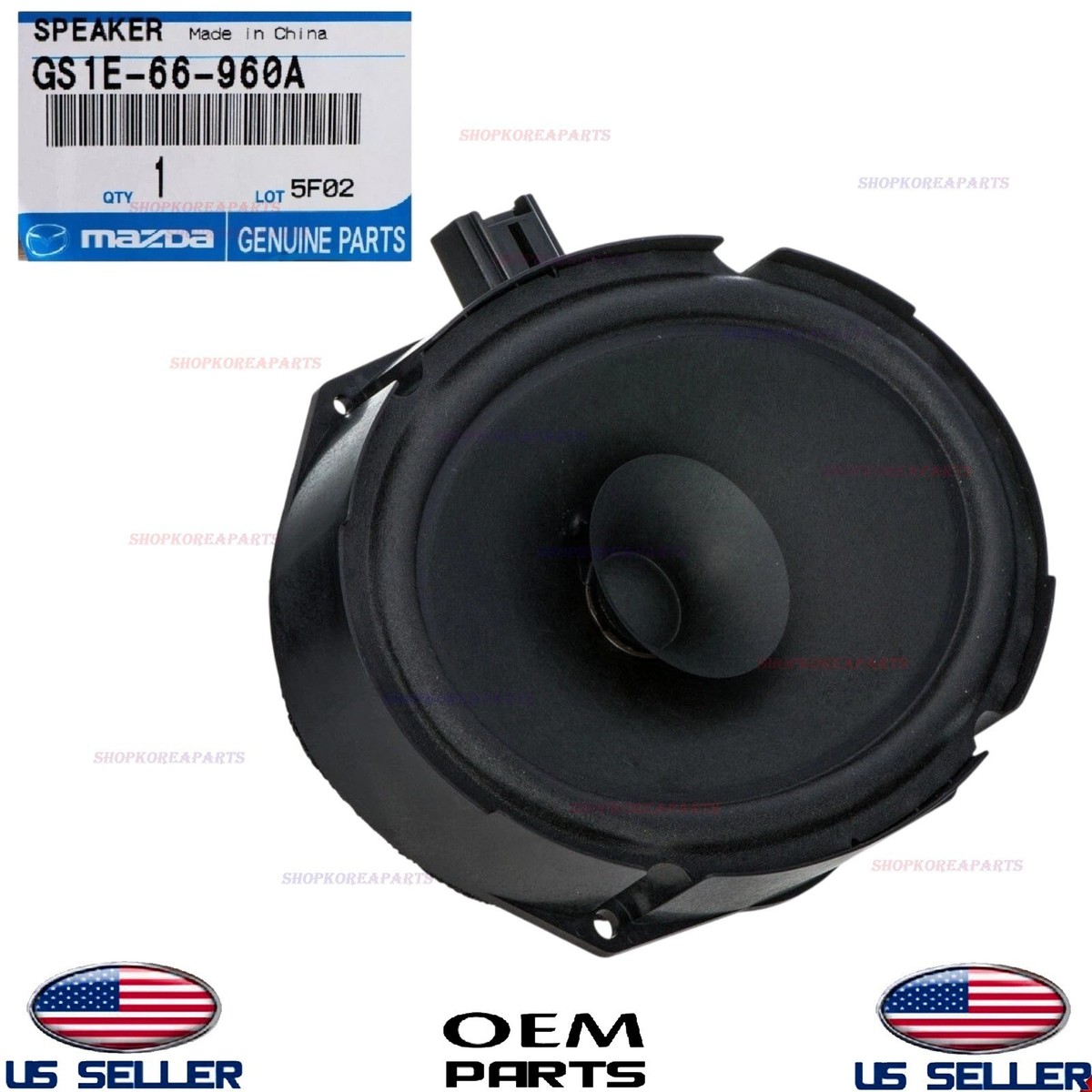 Genuine OEM Rear Door Speaker 2009-2013 Mazda 3 6 GS1E-66-960A | eBay