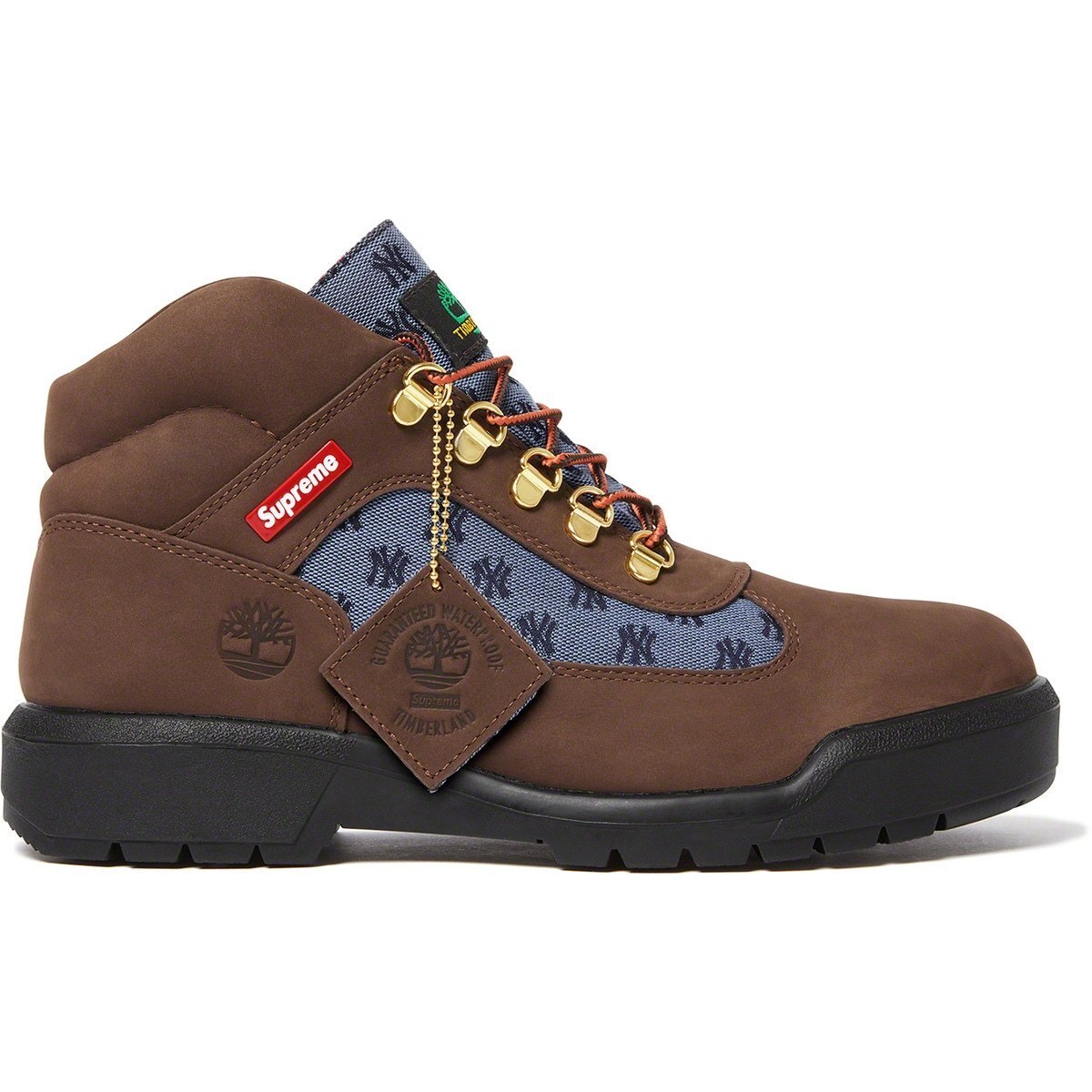 Supreme x Timberland Field Boot Brown New York Yankees TB0A5T1U