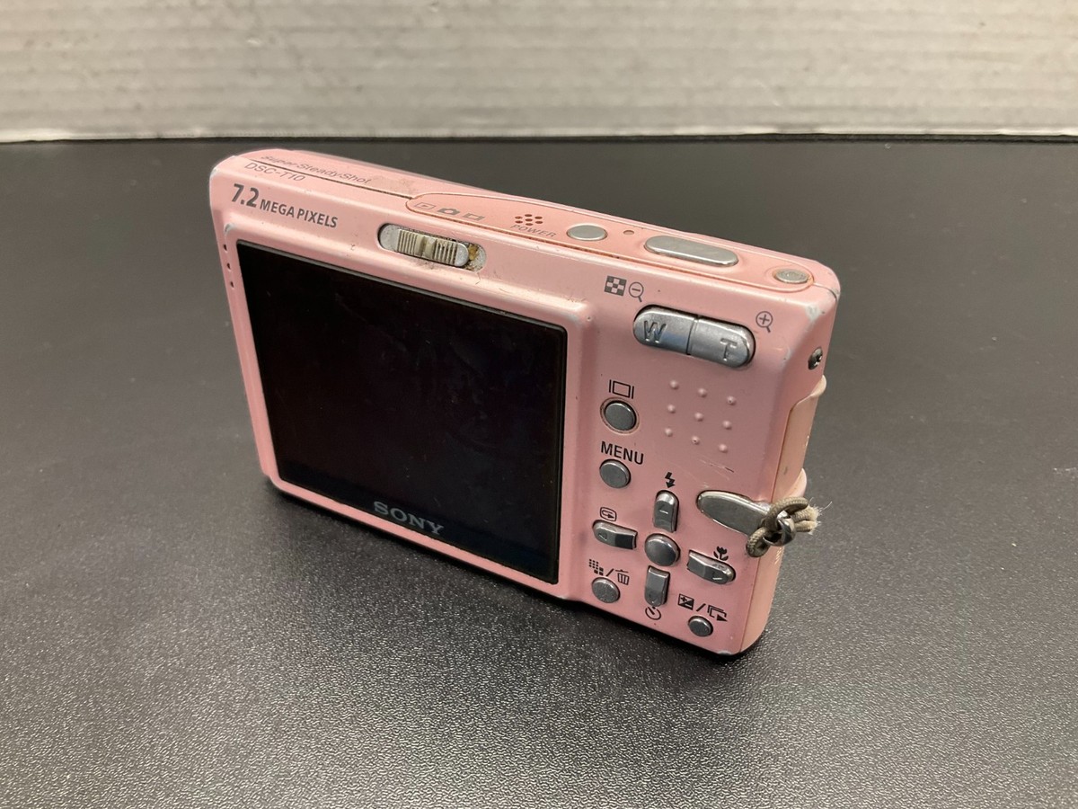 Sony Cyber-shot DSC-T10 7.2MP Digital Camera - Silver for sale