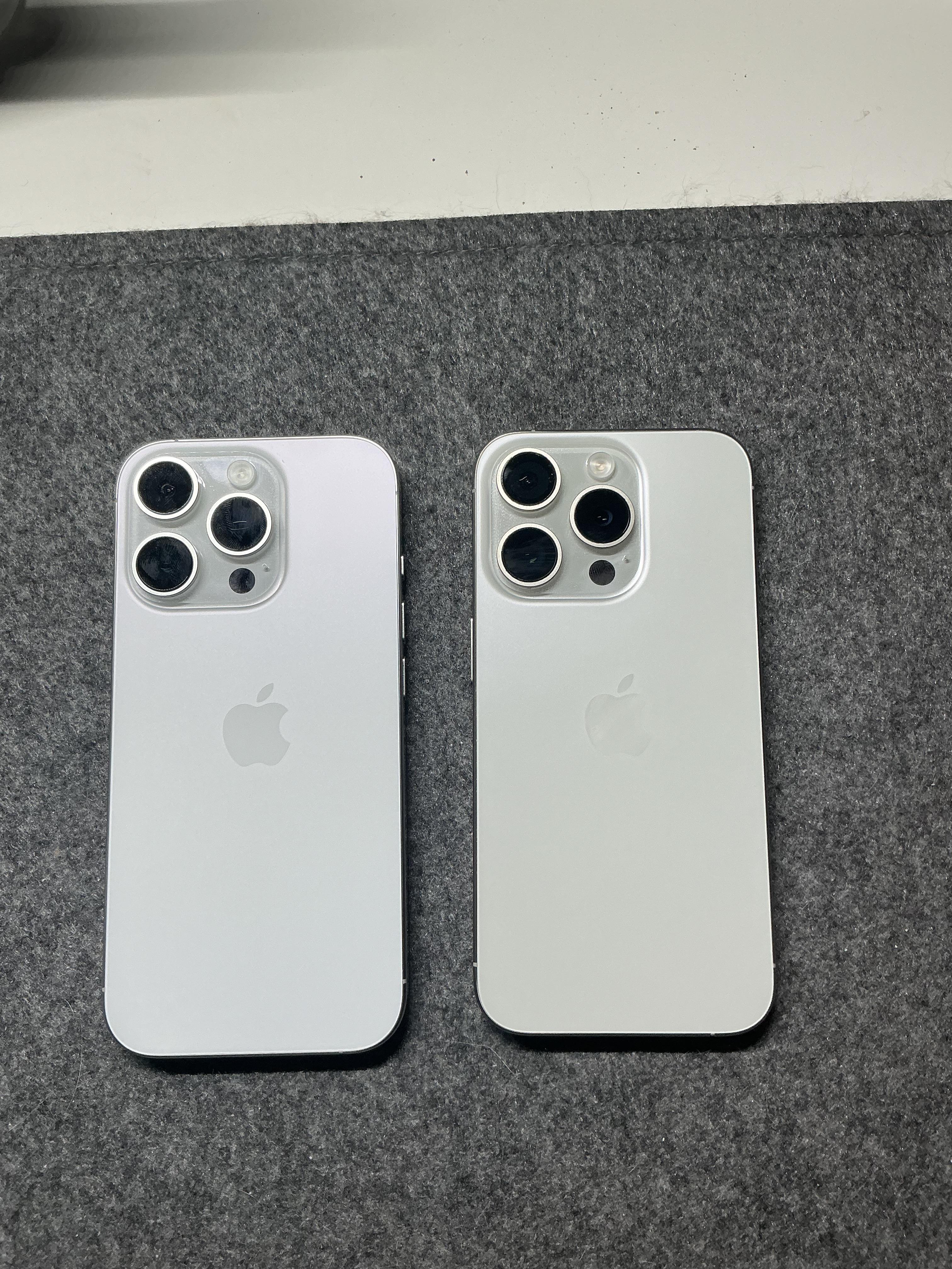 iPhone 16 Pro 256 White, all the way from iPhone 15 Pro 256 White
