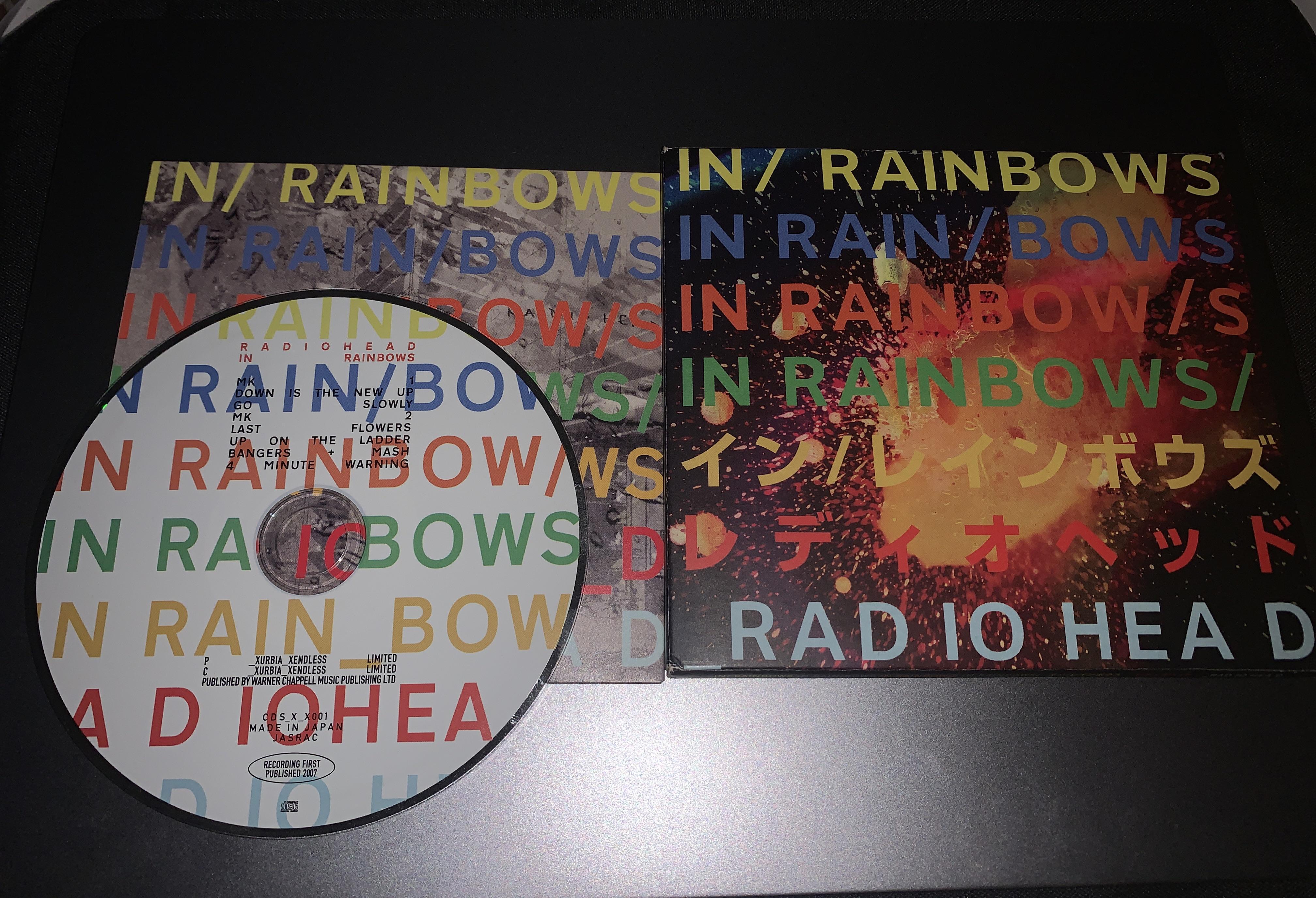 限定版の日本のIn Rainbowsセット（2010年）で、ディスク2付き