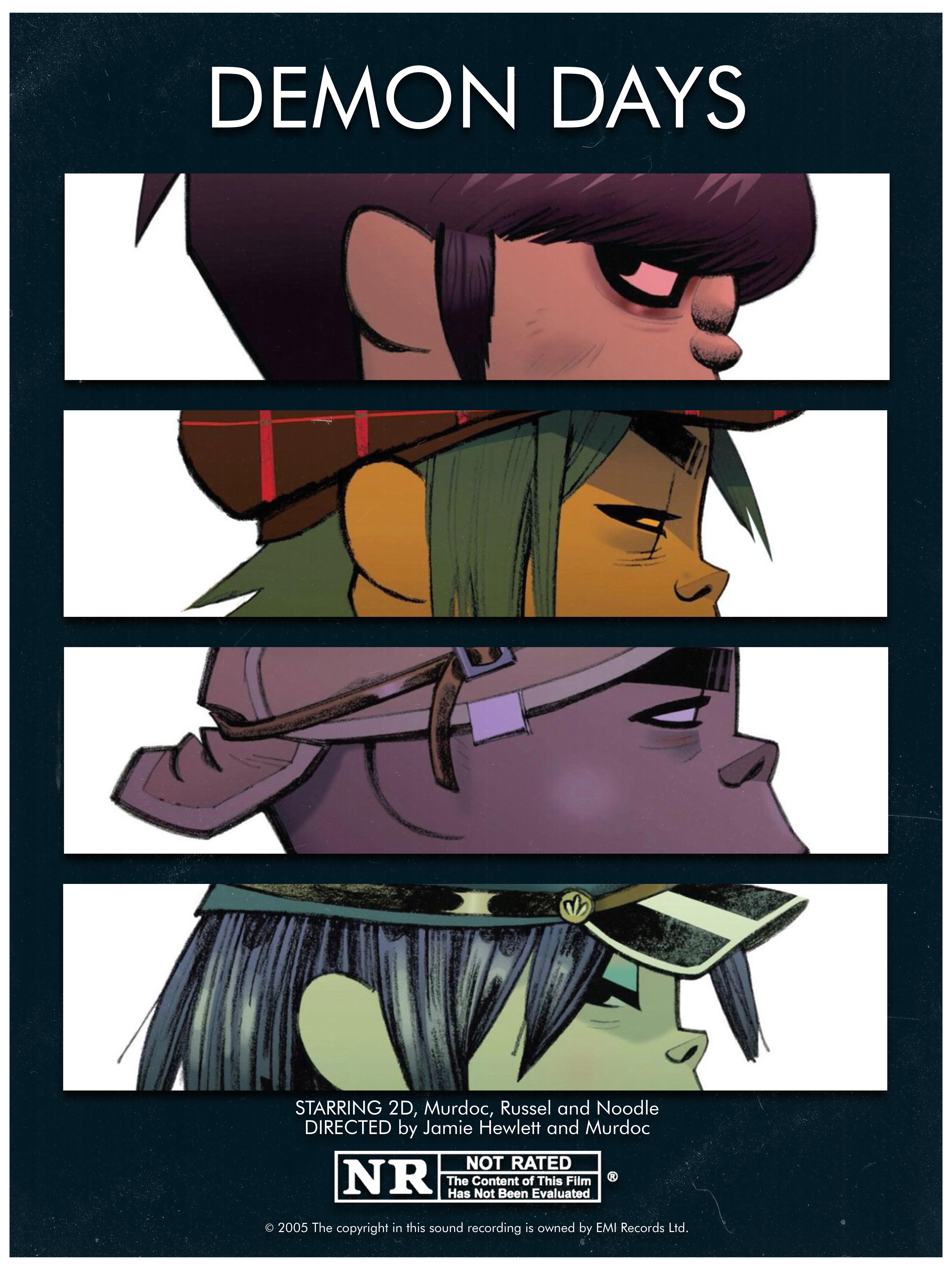 DEMON DAYS（映画ポスター） : r/gorillaz